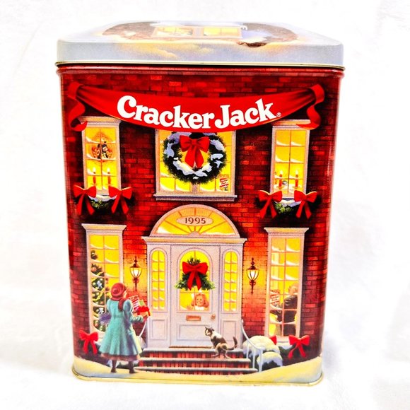 Vintage Cracker Jack Limited Edition 1995 Holiday Tin - Picture 1 of 9